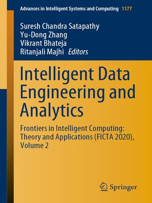 cover image of Intelligent Data Engineering and Analytics